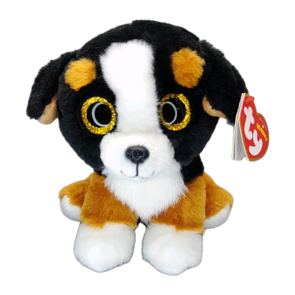 Ty Beanie Baby Roscoe Bernese Mountain Dog Plush 6" MWMTs Stuffed Animal Toy
